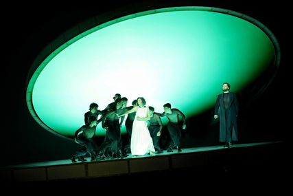 Lisette Oropesa as Maria Stuarda in Maria Stuarda at Salzburger Festspiele