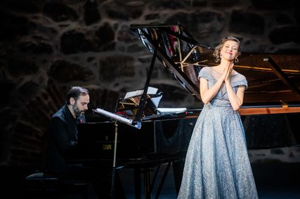 Lisette Oropesa as Soprano and Rubén Fernández Aguirre as Piano in Recital at Savonlinna Opera Festival