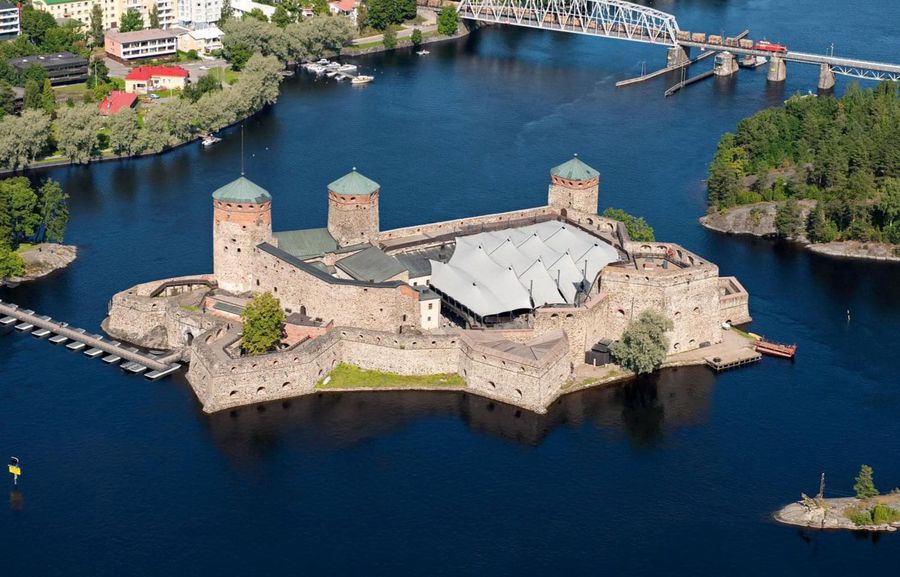 Olavinlinna Castle venue in Savonlinna, FI