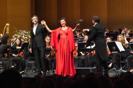 Lisette Oropesa as Soprano, Benjamin Bernheim as Tenor and Marco Armiliato in Concert at Festspielhaus Baden Baden