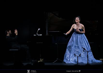 Lisette Oropesa as Soprano and Rubén Fernández Aguirre as Piano in Recital at Teatro de la Zarzuela