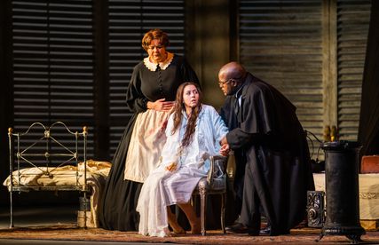 Lisette Oropesa, Renata Skarelyte and Blaise Malaba