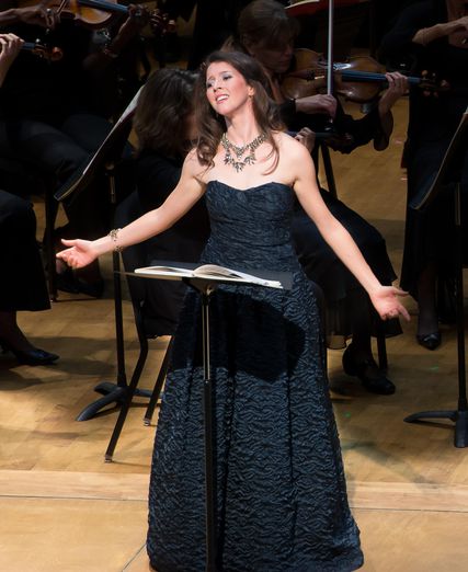 Lisette Oropesa as Amalia in I Masnadieri at Washington Concert Opera