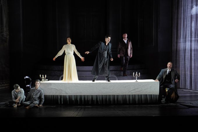 Lisette Oropesa, Christian Van Horn, Charles Castronovo and Igor Golovatenko at 