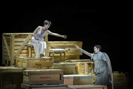 Lisette Oropesa as Cleopatra in Giulio Cesare at Opéra National de Paris