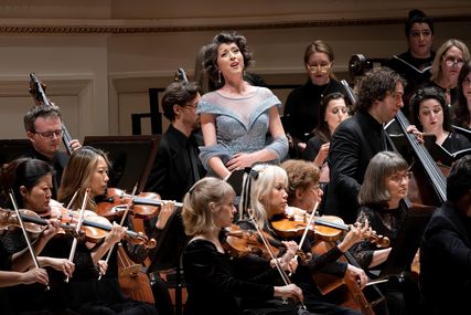 Lisette Oropesa as Soprano in Ein deutsches Requiem at Metropolitan Opera