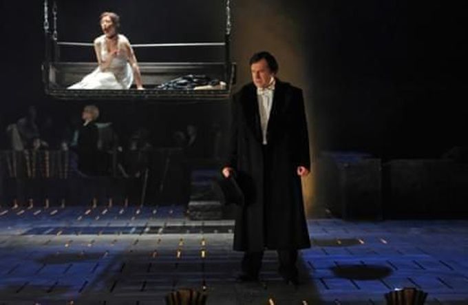 Lisette Oropesa and Sergej Khomov at 