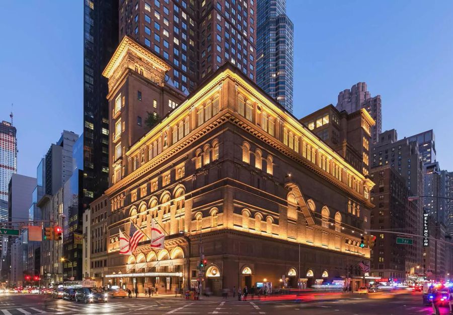 Carnegie Hall venue in New York, US