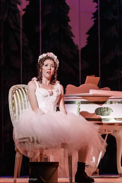 Lisette Oropesa as Marie in La fille du régiment at Pittsburgh Opera