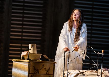 Lisette Oropesa as Violetta Valery in La traviata at Royal Opera House