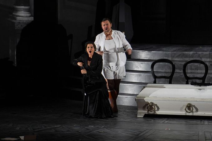 Lisette Oropesa and Igor Golovatenko at 
