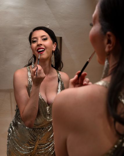 Lisette Oropesa as Violetta Valery in La traviata at Wiener Staatsoper