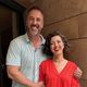 Lisette Oropesa and Christian Van Horn after the CVH Podcast