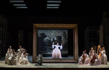 Lisette Oropesa as Cleopatra in Giulio Cesare at Opéra National de Paris
