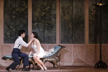 Lisette Oropesa as Giulietta and Marianne Crebassa as Romeo in I Capuleti e i Montecchi at Teatro alla Scala