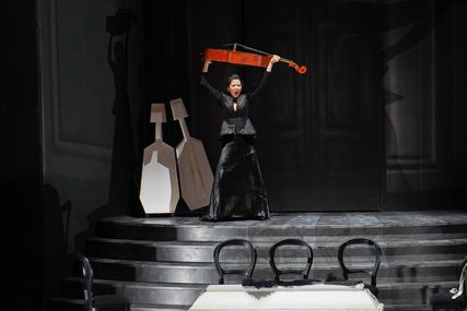 Lisette Oropesa as Amalia in I Masnadieri at Bayerische Staatsoper