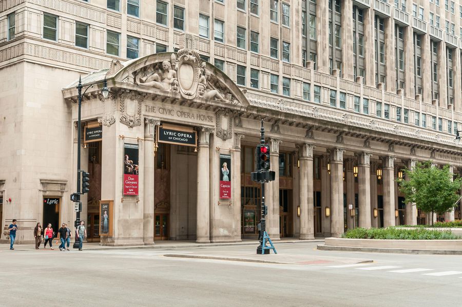 Civic Opera House venue in Chicago, US