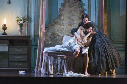 Lisette Oropesa as Lucia in Lucia di Lammermoor at Royal Opera House