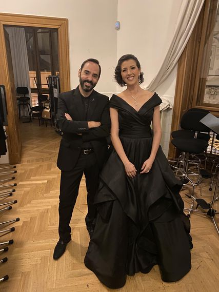 Lisette Oropesa as Soprano and Rubén Fernández Aguirre as Piano in Recital at Nachtigall Artists