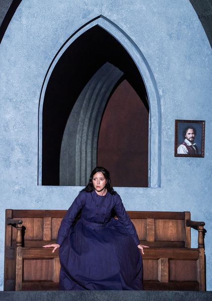 Lisette Oropesa as Elvira in I Puritani at Royal Opera House