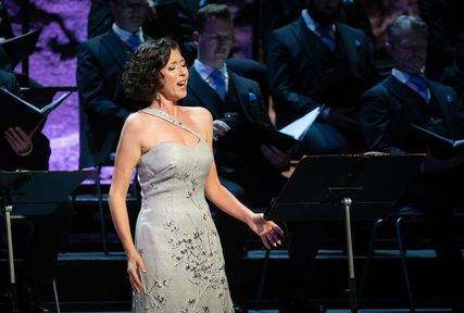 Lisette Oropesa as Norma in Norma at Savonlinna Opera Festival