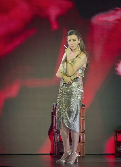 Lisette Oropesa as Violetta Valery in La traviata at Wiener Staatsoper