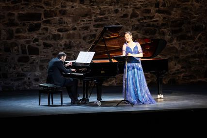 Lisette Oropesa as Soprano and Rubén Fernández Aguirre as Piano in Recital at Savonlinna Opera Festival