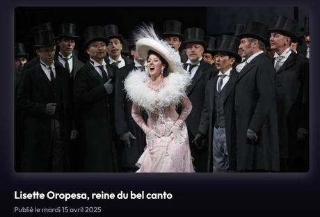 Lisette was recently featured on France Musique with a selection of songs from her albums.