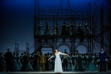 Lisette Oropesa as Elvira in I Puritani at Opéra National de Paris