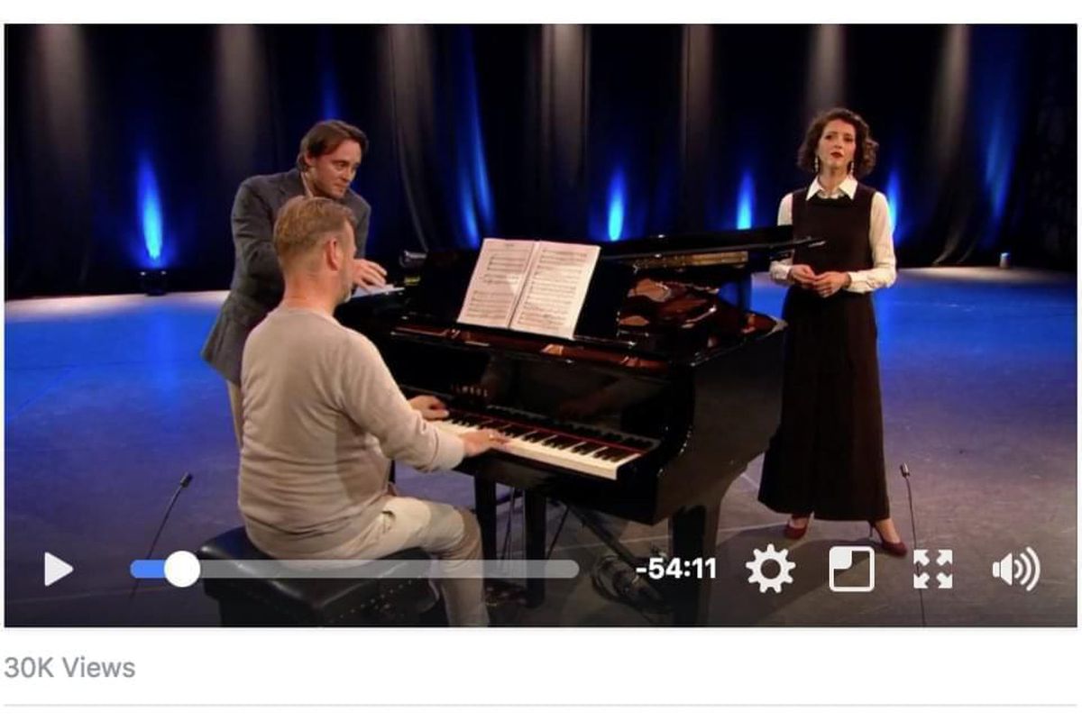 Lisette Oropesa and Michele Mariotti for Opera Passion day at the Royal Opera House