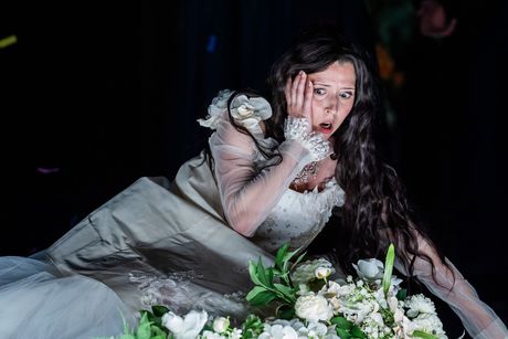 Lisette Oropesa as Elvira in I Puritani at the Royal Opera House