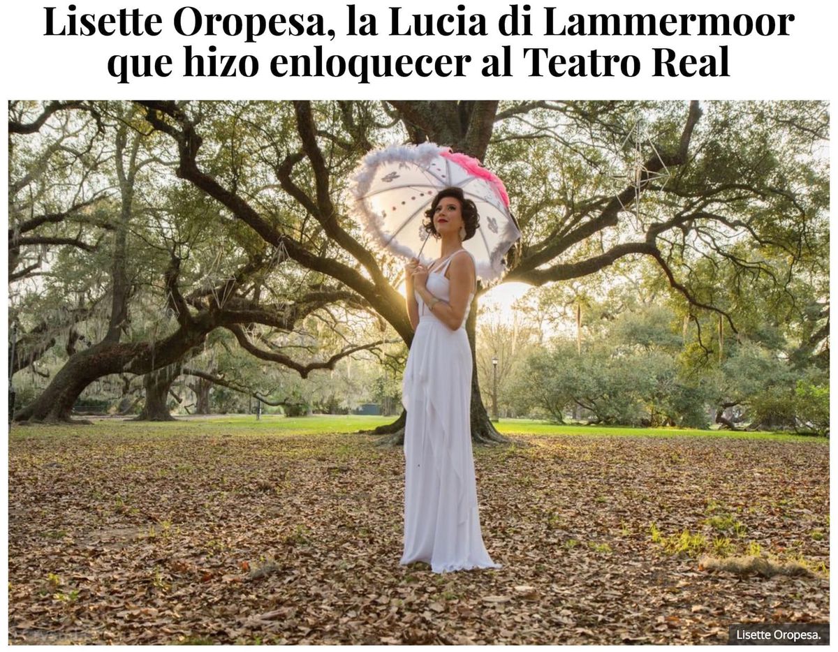 Lisette Oropesa interviewed in Voz Populi