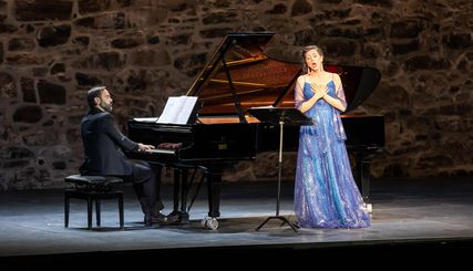Lisette Oropesa as Soprano and Rubén Fernández Aguirre as Piano in Recital at Savonlinna Opera Festival