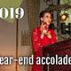 Lisette accepting the Richard Tucker Award in 2019