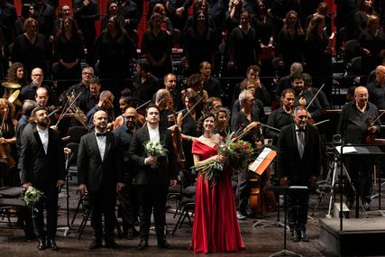 Lisette Oropesa as Elvira in I Puritani at Teatro di San Carlo