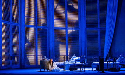 Lisette Oropesa as Violetta Valery in La traviata at Royal Opera House