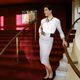 Lisette Oropesa models for Quincy Apparel