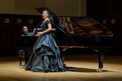 Lisette Oropesa as Soprano and Rubén Fernández Aguirre as Piano in Recital at Nachtigall Artists