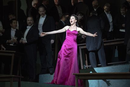 Lisette Oropesa as Manon in Manon at Metropolitan Opera