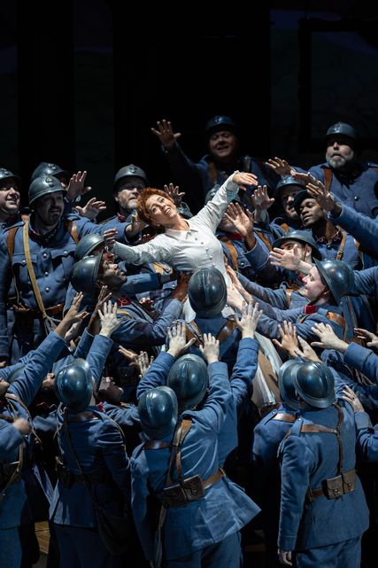 Lisette Oropesa as Marie in La fille du régiment at Lyric Opera of Chicago