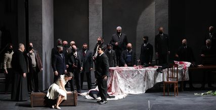 Lisette Oropesa as Giulietta and Jongmin Park as Cappelio in I Capuleti e i Montecchi at Teatro alla Scala