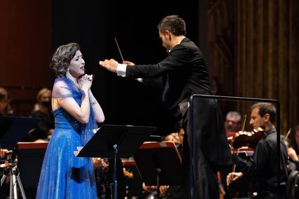 Lisette Oropesa as Elvira in I Puritani at Teatro di San Carlo