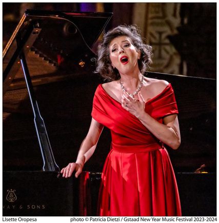 Lisette Oropesa as Soprano in Recital at Gstaad New Year Music Festival