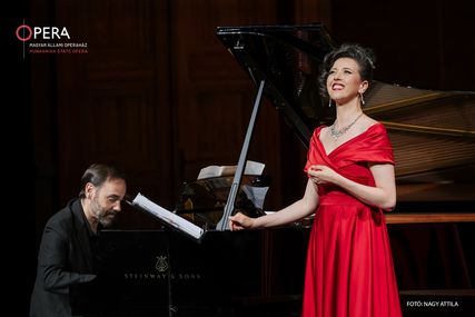 Lisette Oropesa as Soprano and Rubén Fernández Aguirre as Piano in Recital at Hungarian State Opera
