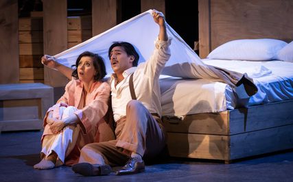 Lisette Oropesa as Manon and Charles Castronovo as Le Chevalier des Grieux in Manon at Les Arts