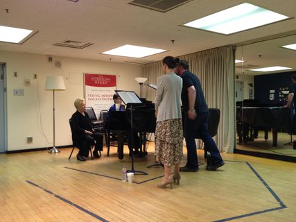 Lisette Oropesa, Ken Noda, Brian Mulligan and Renata Scotto