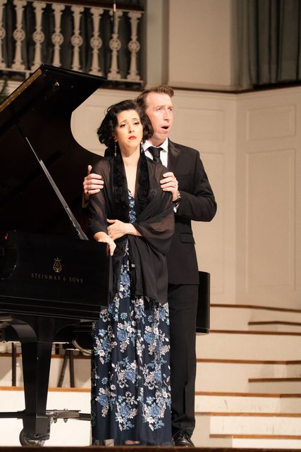 Lisette Oropesa as Soprano and Joshua Dennis as Tenor in Concert at Opera Louisiane