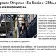 Lisette is profiled in the Il Messaggero newspaper for her "marathon" year.