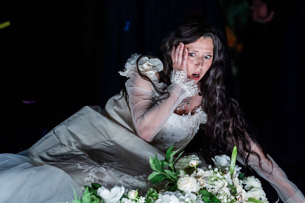 Lisette Oropesa as Elvira in I Puritani at the Royal Opera House