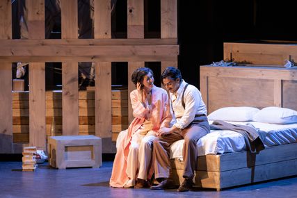 Lisette Oropesa as Manon and Charles Castronovo as Le Chevalier des Grieux in Manon at Les Arts